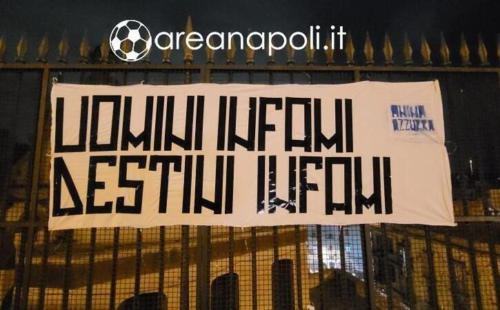 Striscione contro Spalletti